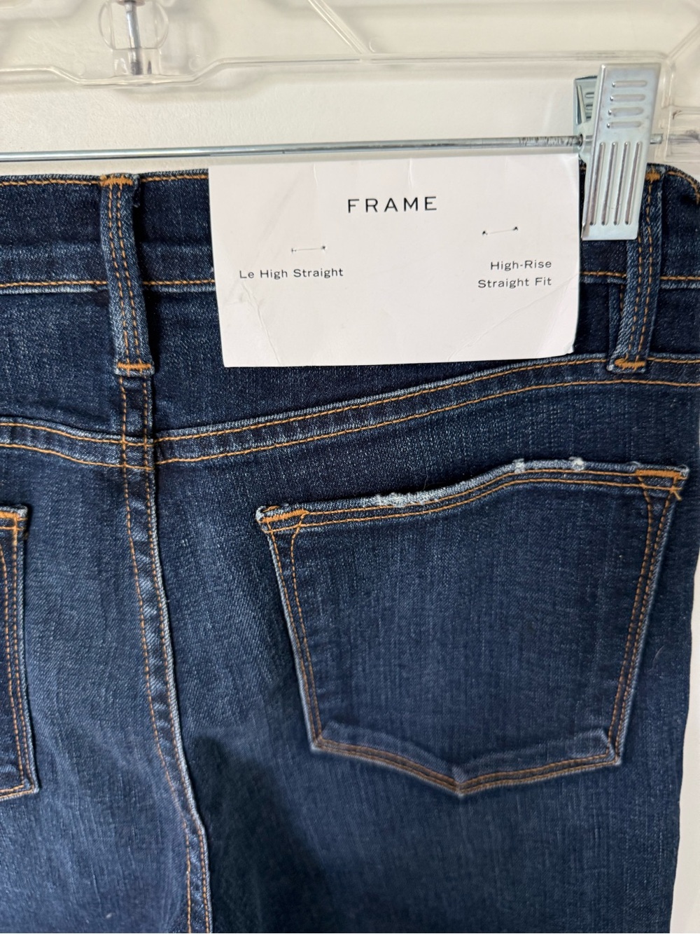 NWT Frame Le Straight Snap Away Ankle Mid Rise Jeans Size 29 - Picture 5 of 11